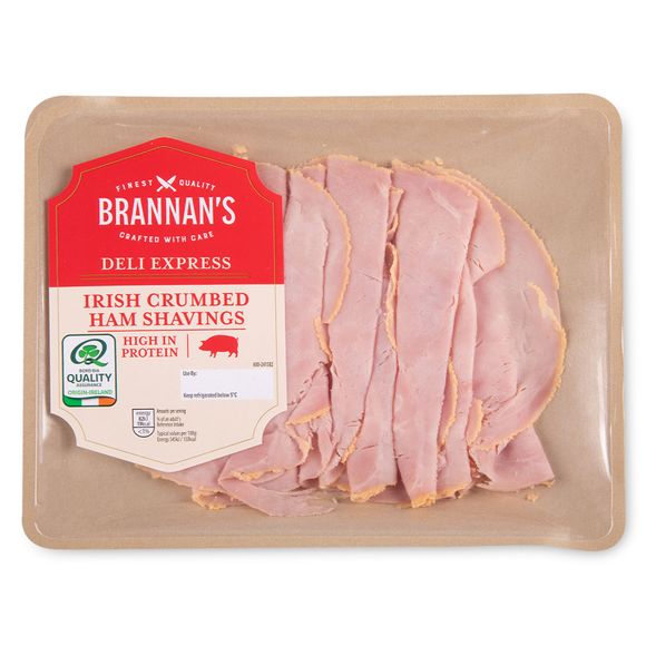 Deli Express Crumbed Irish Ham Shavings 150g Brannan's